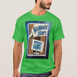 T-shirt Boîtier Blues Piano Sheet Vintage Musique (2)