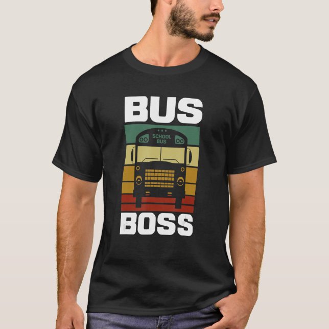 T-shirt Boîtier d'autobus scolaire jaune (Devant)
