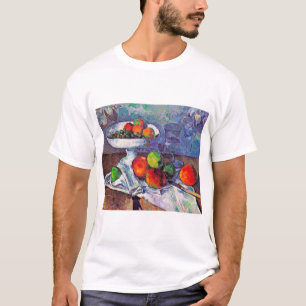 T-shirt Bol à fruits, Verre et Pommes, Cézanne