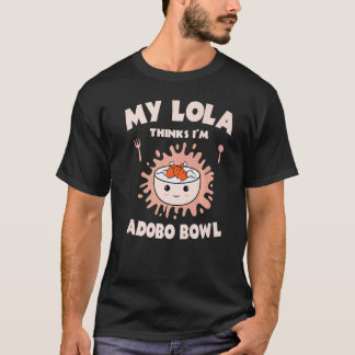 T-shirt bol de adobo au poulet Lola Cuisine Drapeau philip