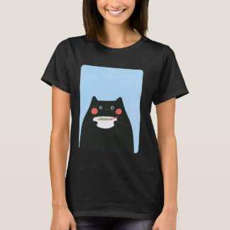 T-shirt Bol de ramen pour chat