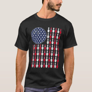 T-shirt Bol Et Épingle À Drapeau Américain