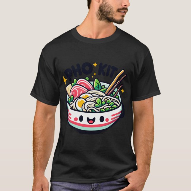 T-shirt Bol Pho Kit Cute Smiling Pho (Devant)