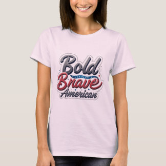 T-shirt Bold American Statement Tee