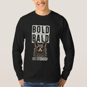 T-shirt Bold Bald beau Amoureux des chats Sphynx