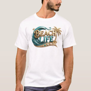 T-shirt Bold & Beautiful VIE À LA PLAGE Motif Artistique
