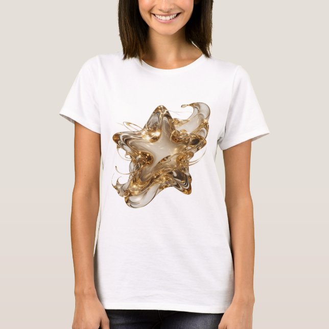 T-shirt Bold Gold GOLDEN STAR Conception Sur Mesure (Devant)