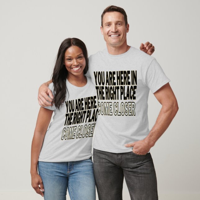 T-shirt Bold Motivational Text (Unisexe)