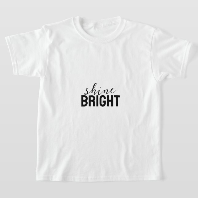 T-shirt Bold Motivational Typography Poster – Modern Text  (Poser)