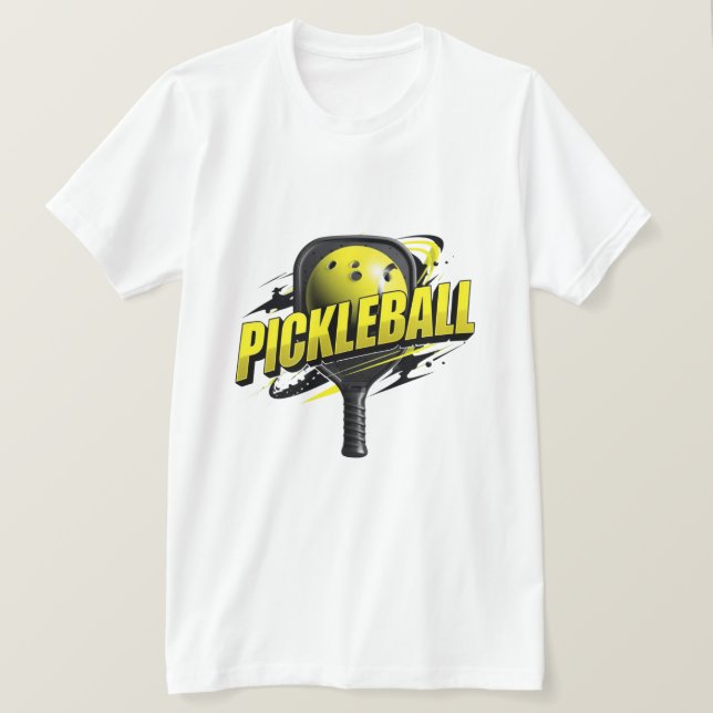 T-shirt Bold Pickleball Graphic Shirt | Modern Sport Typog (Design devant)
