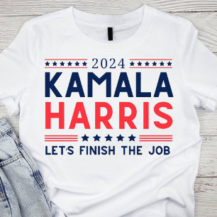 T-shirt Bold Rouge, blanc et bleu Kamala Harris 2024
