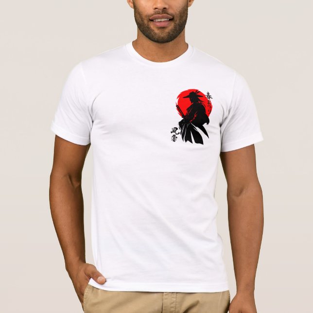 T-shirt Bold Samurai Art for Martial Arts Fans (Devant)
