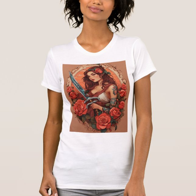 T-shirt "Bold & Timeless : American Traditional Tattoo Des (Devant)