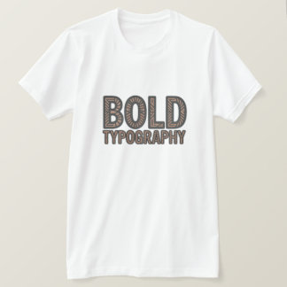 T-shirt Bold Typography Long Sleeve Shirt – Minimalist Tri