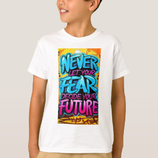 T-shirt "Bold Words, Bright Future"