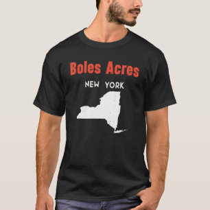 T-shirt Boles Acres New York État Amérique Voyage Nouveau