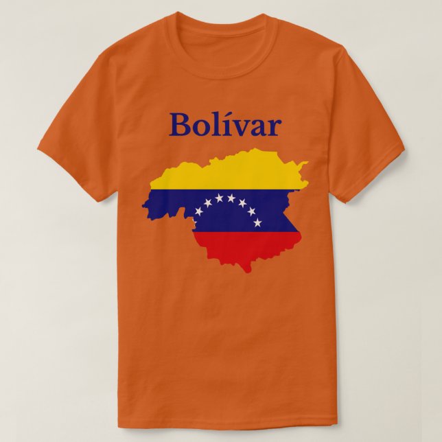 T-shirt Bolivar État Venezuela (Design devant)
