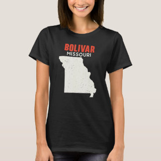 T-shirt Bolivar Missouri USA State America Travel Missouri