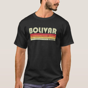 T-shirt Bolivar Mo Missouri Funny City Accueil Racines Rét