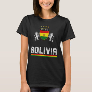 T-shirt Bolivie Drapeau Bolivien Amateurs de fierté