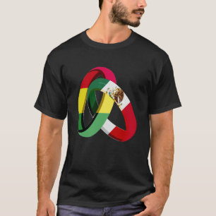 T-shirt Bolivie Drapeau Mexique Anneau grandissant Mariage