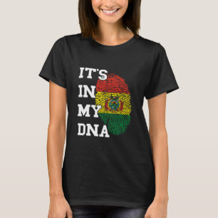T-shirt Bolivie Le drapeau est dans mon ADN Pride bolivien