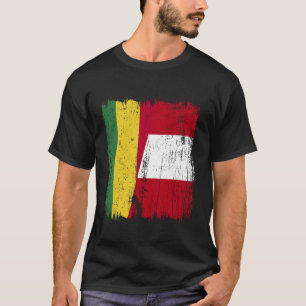 T-shirt Bolivie Pérou Demi Drapeau Bolivien Péruvien Patri