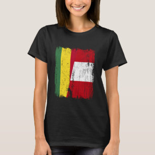 T-shirt Bolivie Pérou Demi Drapeau Bolivien Péruvien Patri