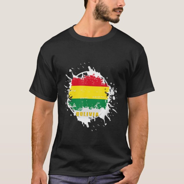 T-shirt Bolivie Splash (Devant)