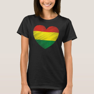 T-shirt Bolivie vintage Bolivie Bolivie Soutien de la fier