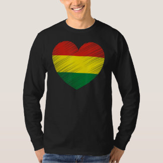 T-shirt Bolivie vintage Bolivie Bolivie Soutien de la fier
