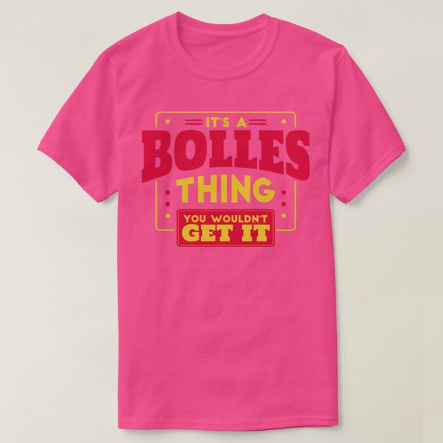 T-shirt Bolles (Design devant)