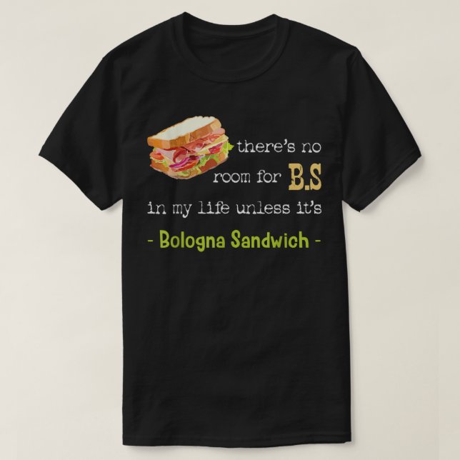 T-shirt Bologne Sandwich Baloney Saucisse frite Jumbo Day  (Design devant)