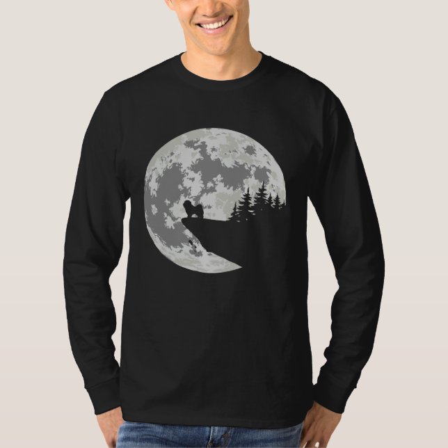 T-shirt Bolognese Apparel And Moon  Halloween Costume (Devant)