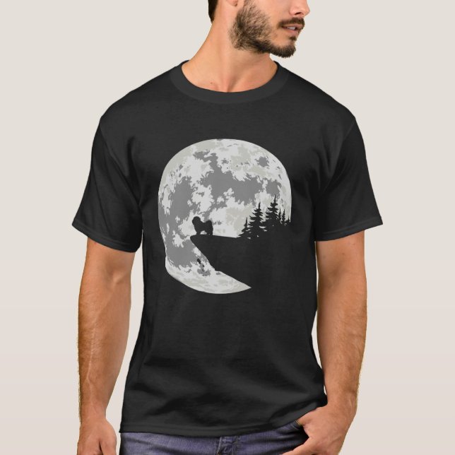 T-shirt Bolognese Apparel And Moon  Halloween Costume (Devant)