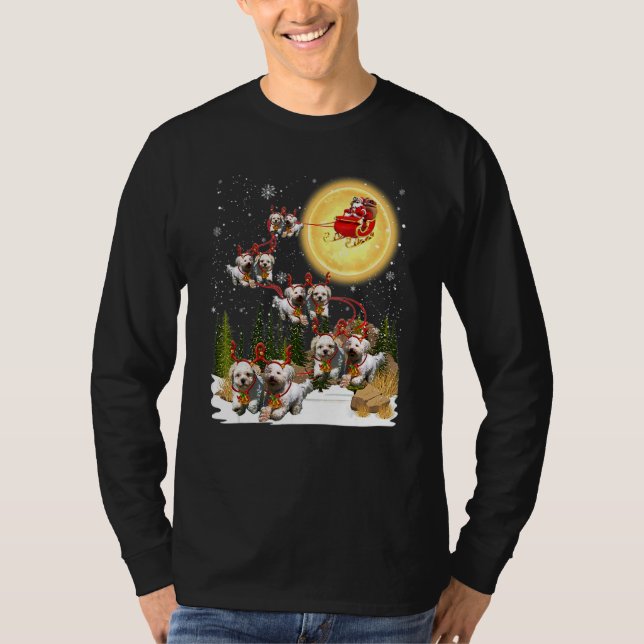 T-shirt Bolognese Sleigh Christmas Decoration Santa Claus  (Devant)
