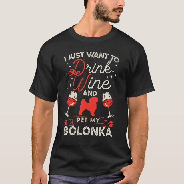 T-shirt Bolonka Wine Bolonka Zwetna 2 (Devant)