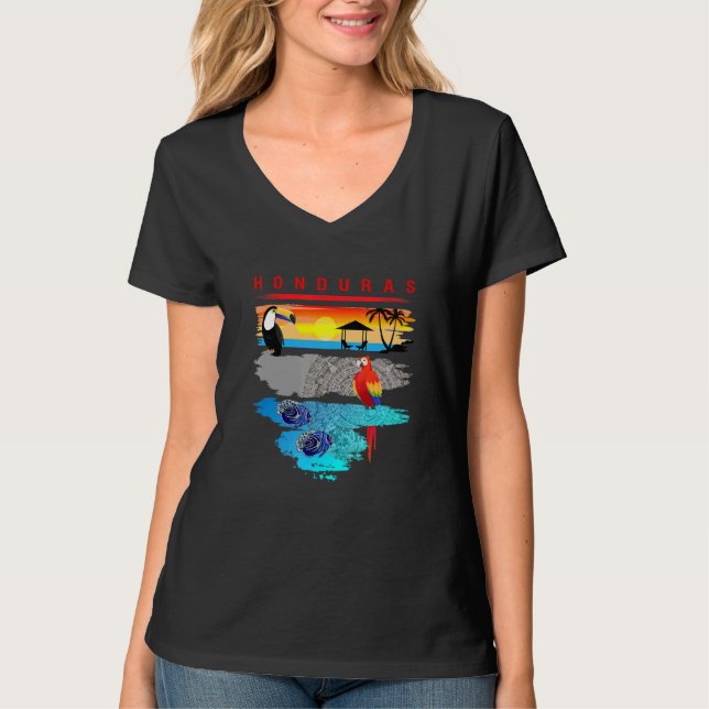 T-shirt Bolsa De Empleos Honduras 1 (Devant)