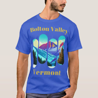 T-shirt Bolton Valley ski Vermont 1