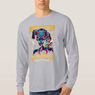 T-shirt Boltzor : La panthère électrique" "Guerrier sauvag