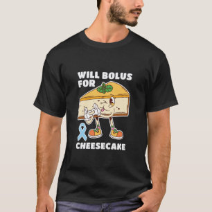 T-shirt Bolus pour diabétique de type 1 gâteau au fromage