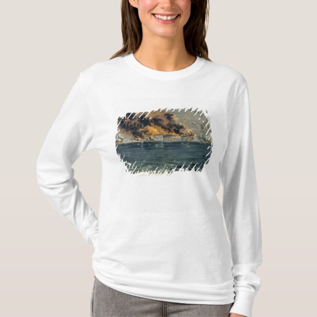 T-shirt Bombardement de fort Sumter (Devant)