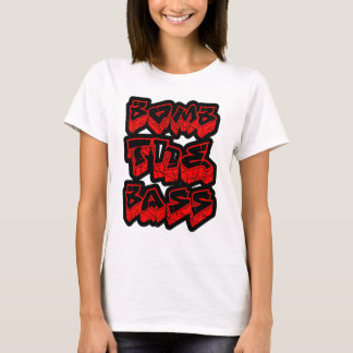 T-shirt Bombardez la chemise basse de dubstep de filles