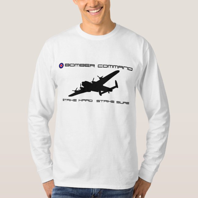 T-shirt Bombardier de Lancaster - commande de bombardier (Devant)