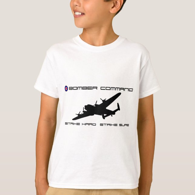 T-shirt Bombardier de Lancaster - commande de bombardier (Devant)