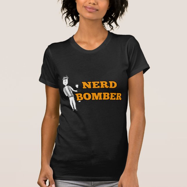 T-shirt Bombardier nerd (Devant)