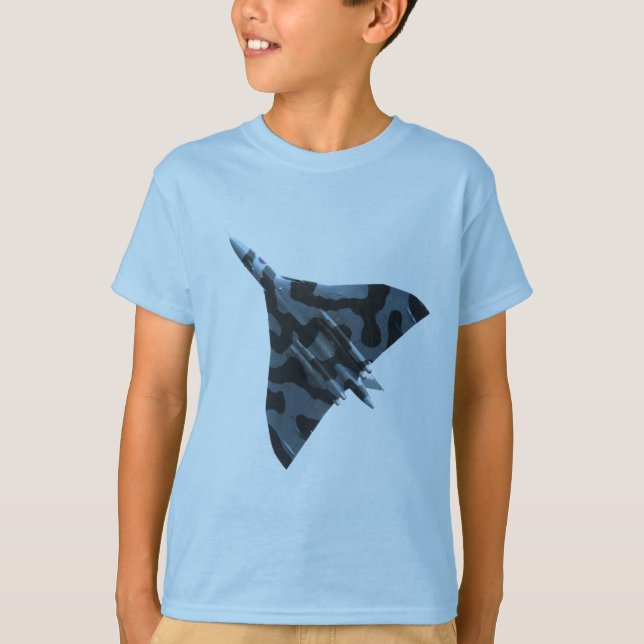 T-shirt Bombardier Vulcain en vol (Devant)