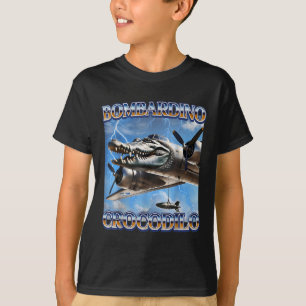 T-shirt Bombardino Crocodilo Funny Italien Brainrot mèmes