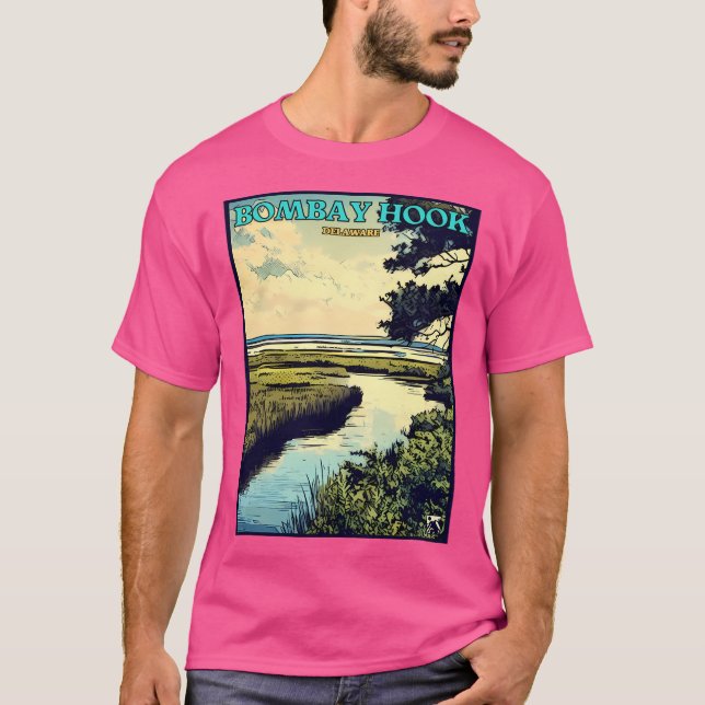 T-shirt Bombay Hook Delaware (Devant)