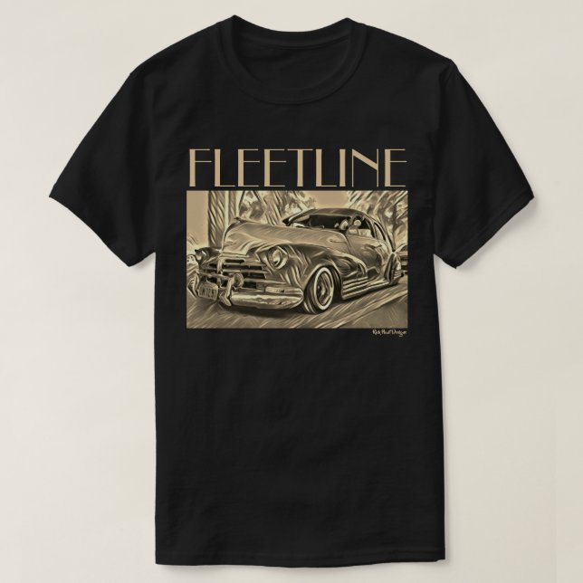 T-shirt Bombe Chevrolet Lowrider 1947 (Design devant)